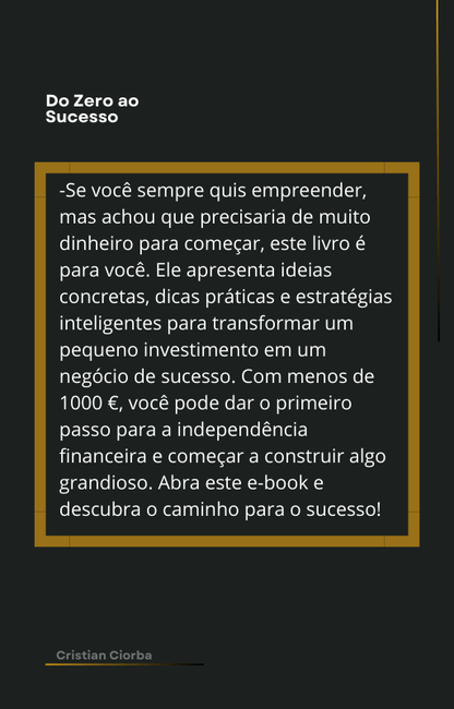 Top 10 Negócios para Começar com Apenas mil euros